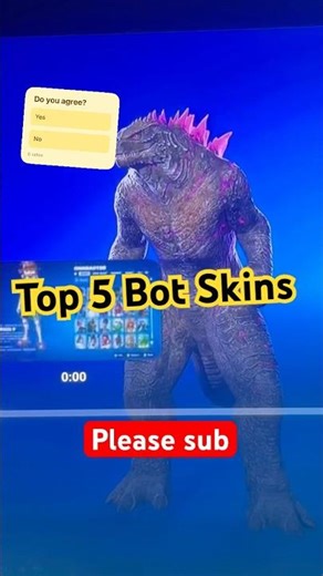 Top 5 Bot Skins #fortnite #2026 #fortniteclips