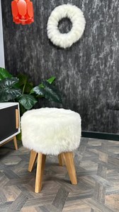Welcome to our Oak Sheepskin Tuffet family. Available in three heights Low makes for a perfect footstool whilst Medium and Tall are the perfect height for a dressing table stool, dining stool or a very handy emergency chair. https://baastool.co.uk/product/oak-tuffet/ | Baa Stool | Facebook