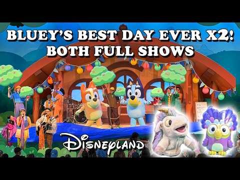 FIRST EVER Bluey’s Best Day Ever Show at Disneyland! 🎉 Opening Day at Fantasyland Theatre