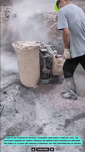 Portable Core Drilling Tool cuts concrete precisely with rotating power