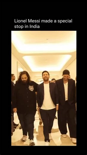 Memes on Instagram: "This moment had nothing to do with spectacle. Away from stadiums and noise, Messi’s time at Vantara unfolded quietly, guided by Anant Ambani in a setting shaped by tradition and intention. Taking part in rituals, embracing local customs, and moving at an unhurried pace, he encountered an India defined by warmth rather than applause. It was a pause that felt personal and grounded, where simplicity carried more weight than celebration."
