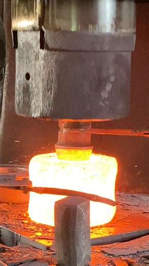 Red-Hot Iron Forging — Real Factory Work in Action #stamping #machine #forging #blacksmith #iron | TIM inside the factory