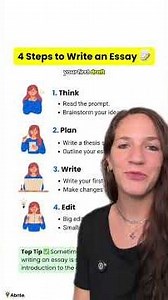 4 Steps to Write an Essay 📝