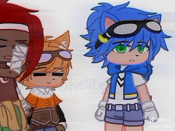 Gacha Club Sonic the Hedgehog Edit: Ships and Sonadow