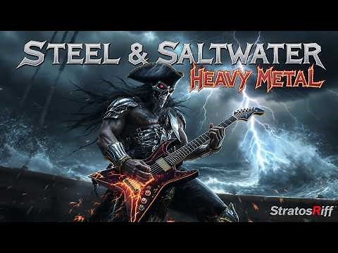 ⚔️ Steel & Saltwater: Full Heavy Metal Album 2025 | StratosRiff | 14 Tracks of Sea Fury! 🌊