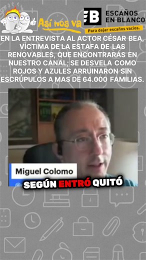 65.000 familias arruinadas por INCOMPETENCIA de PP y PSOE