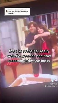 Dan schneider being creepy towards Miranda Cosgrove on iCarly bts TikTok