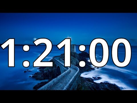 1 Hour 21 Minutes Countdown Timer With Alarm Sound At the End (Simple Beep)
