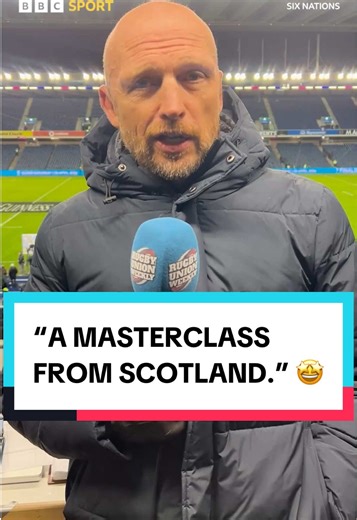 Matt Dawson reacts to Scotland’s win over England to win the Calcutta Cup 🏆 #Scotland #England #SixNations #SixNationsRugby