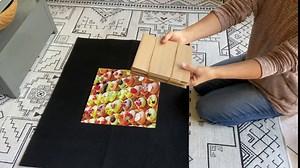 WE Games Portable Felt Roll Up Jigsaw Puzzle Saver Storage Mat with Roller