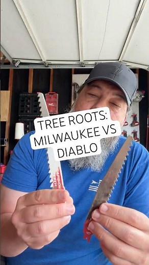 Tree Roots vs. Milwaukee Fast Pruning Blades and Diablo Demolition Blades
