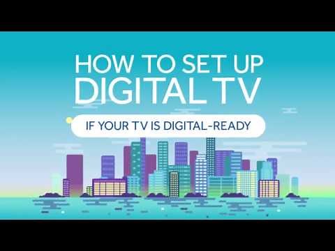How to set up your TV (digital-ready) – English