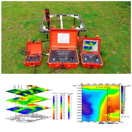 Geophysical Survey Transient Electromagnetic TDEM/TEM Electric and Magnetic Field Underwater Detector Metal Ore Gold Exploration