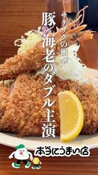 豚と海老のダブル主演！安くてうまいとんかつ屋