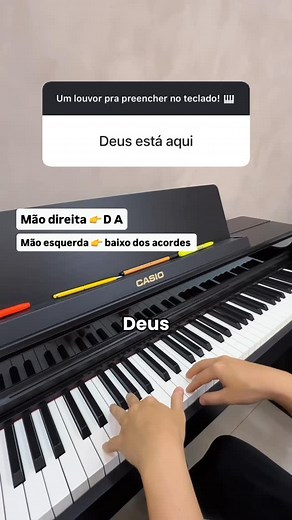 4.2K views · 263 reactions | Um louvor pra preencher no teclado!   Salva esse conteúdo pra revisar quando for estudar.  Segue o nosso perfil pra receber mais dicas práticas e aprender a tocar no louvor com mais liberdade e segurança. #MasterclassTAP #TecladoGospel #Louvor #TecladistasCristãos | masterclass_tap | Facebook