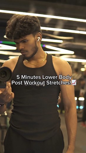 Raja on Instagram: "Stretch both sides and keep the body relaxed, it will help the blood flow through your muscles 📈 Save this and try later✅ Follow for more Hybrid Fitness Videos 🦍🔱 #stretching #stretch #gym #gymmotivation #ﬁtness #fitnessmotivation #stretches #recovery #workout #explore"