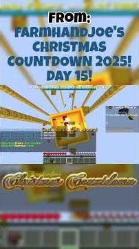 Lucky Pillars | FarmHandJoe's Christmas Countdown #shorts #minecraft #cubecraft
