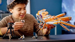 First look at LEGO Marvel 76193 The Guardians' Ship