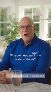 "Why does my water softener need salt?" Hard water is full of minerals like calcium and magnesium. Your softener traps those minerals in a resin bed - think of it like tiny beads catching the “hard” stuff. But eventually, those beads get full. That’s where salt comes in. Salt creates a brine solution that flushes the trapped minerals away, “resetting” the resin beads so they can keep softening your water. So if you skip the salt, your softener can’t do its job. | Culligan