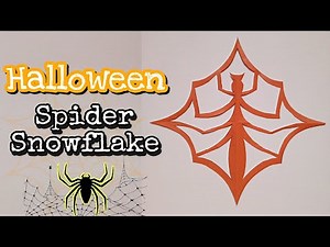 DIY How to Make SPIDER SNOWFLAKE from NIGHTMARE Before CHRISTMAS 2022,SPIDER SNOWFLAKE,KIDS CRAFTS
