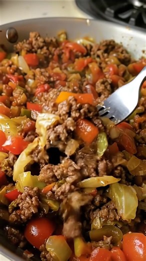 1.4M views · 13K reactions | Cabbage and Ground Beef 珞 Ingredients : 1 small cabbage chopped 1 lb ground beef 1 can diced tomatoes 15oz 1 cup onions chopped 2 garlic cloves minced Recipe in First Coʍmеոτ  Enjoy ❤️ | Recipes One | Facebook