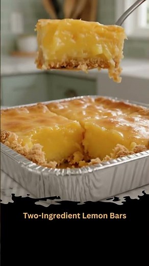Two-Ingredient Lemon Bars