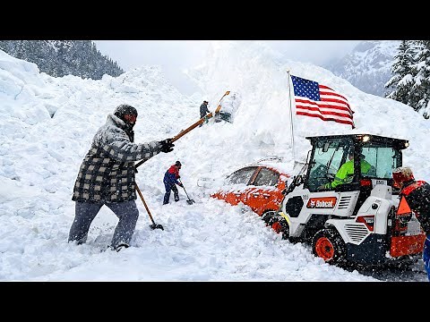 Alaska, USA Is Frozen !❄️ Historic Snowstorm Buries Homes Under Mountains of Snow in Juneau