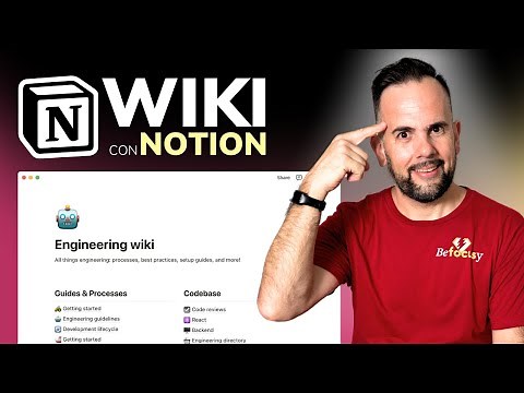 Construye una Wiki con Notion: tutorial 2024