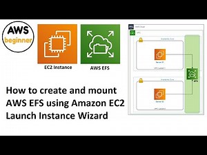 🔴 How to create and mount AWS EFS using Amazon EC2 Launch Instance Wizard