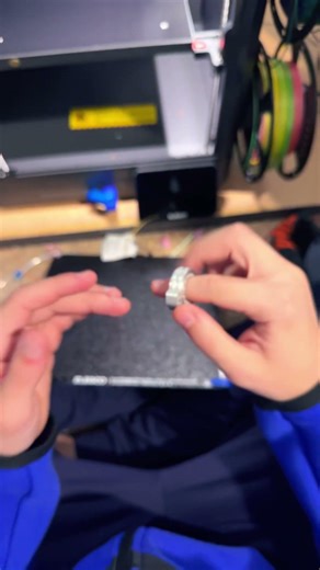 3-D printed ring #3dprinting ￼