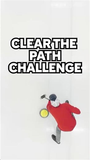 10,000 Bricks on Ice?! ❄️ | LEGO Curling Challenge #Shorts