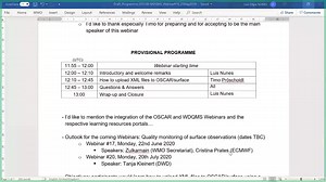 OSCAR/Surface Webinar #16 (May 2020) - How to upload XML files to OSCAR/Surface