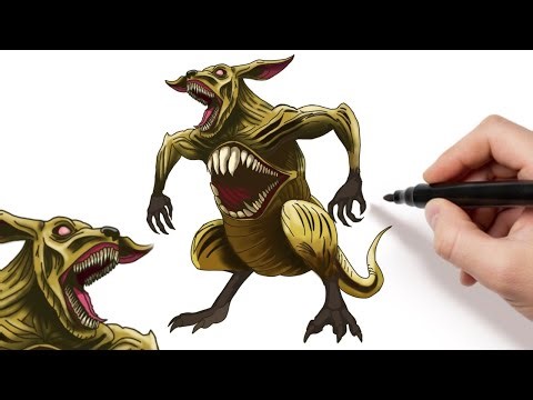 How to Draw Zoochosis Kangaroo Monster