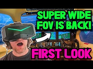 Pimax Crystal Super UltraWIDE 140FOV HANDS ON! The PERFECT PCVR for Flight Sim Fans? MSFS 2024 SU3