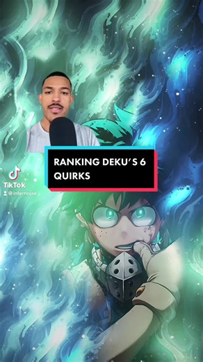 Ranking Deku’s 6 Quirks in My Hero Academia