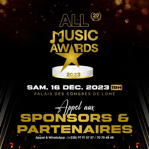 All Music Awards 2023 à Lomé : Honneur aux Artistes
