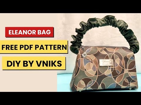 Eleanor bag by Vniks bags | Free PDF Bag Pattern – Easy & Stylish DIY Sewing Tutorial