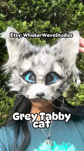 3 new masks available!!! Calico, grey tabby, brown cat #furry #therian #cosplay #catmask #otherpaw