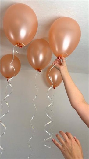 Floating Balloons Without Helium 🎈 Easy Balloon Hack for Party Decor
