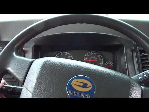 Blue Bird Vision Turn signal click