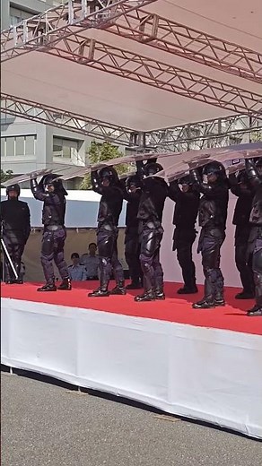 「上段の構え」を魅せる法務省矯正局機動警備隊👮🚨、【第12回東京拘置所矯正展2025】