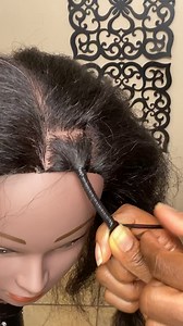 How to do African Threading with rubber thread | DiscoveringNatural