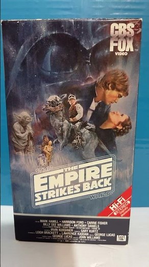 Star Wars The Empire Strikes Back VHS
