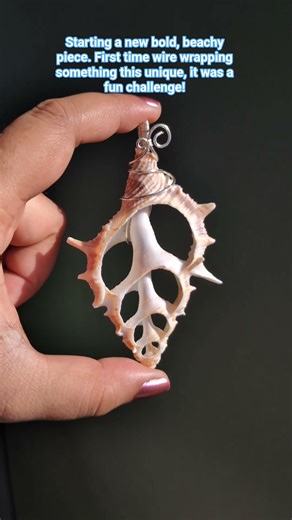 #wirewrapping #seashells #boldjewelry #goddessjewelry