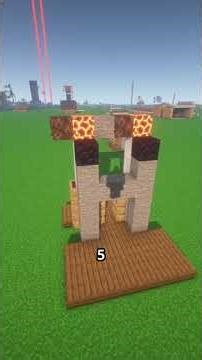 The coolest door with boats opens upwards | Minecraft Redstone Tutorial