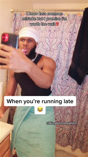 😂😂😂Tag someone who’s always running late! Also check the pinned comment 🙌🏿