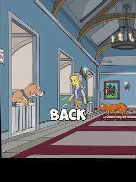 The Simpson family's dog developed a psychologic #simpsons #thesimpsons #cartoon #film #animation