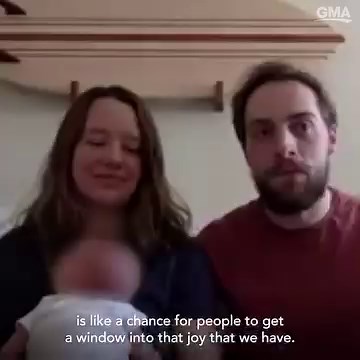 This couple goes viral by sharing heartwarming pregnancy updates with their neighbor. ❤️🥹 https://gma.abc/3yRxN5L | Good Morning America