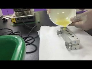 Making Suppositories in Lab (Pharmacy Student)