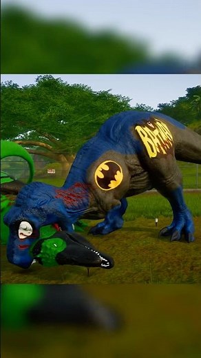 Tiranossauro Rex do Batman VS Dinossauro do Lanterna Verde